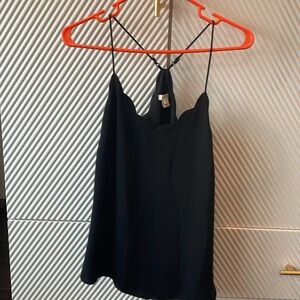 J crew scallop tank top